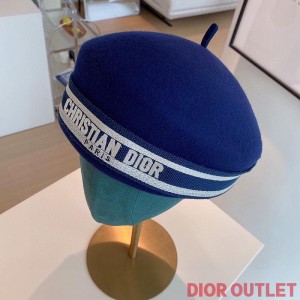 Dior Beret Wool Blue