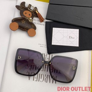 Dior CD8395 Square Sunglasses In Purple