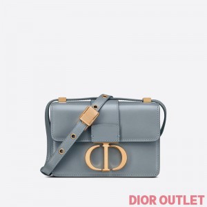 Dior Micro 30 Montaigne Bag Box Calfskin Sky Blue