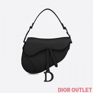 Dior Saddle Bag Ultramatte Calfskin Black