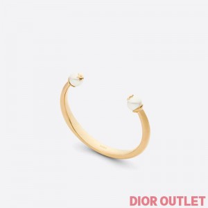 Dior Tribales Bangle Metal and Pearls Gold