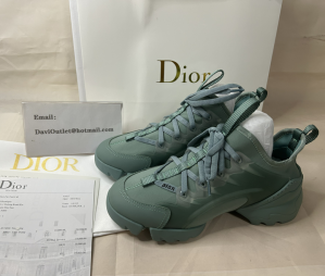 Dior D Connect Sneaker Green Technical Fabric